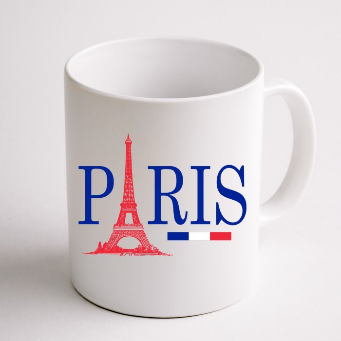 Paris Eiffel Tower Logo Front & Back Coffee Mug