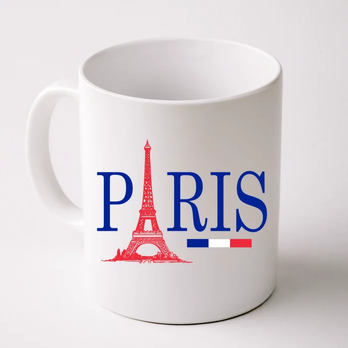 Paris Eiffel Tower Logo Front & Back Coffee Mug