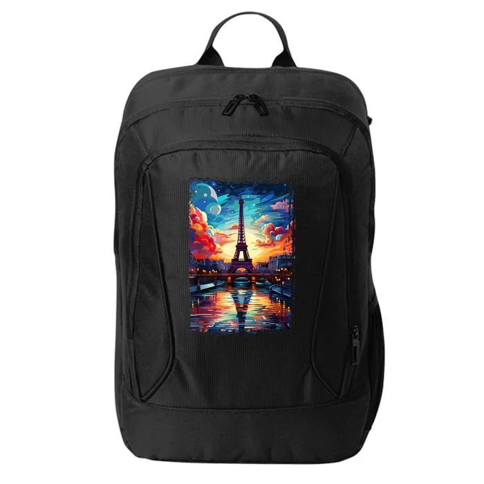 Paris Eiffel Tower I Love Paris Souvenir France City Backpack