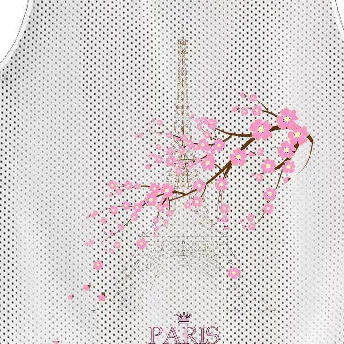 Paris Eiffel Tower The Sign Of Love France Parisian Home Mesh Reversible Basketball Jersey Tank