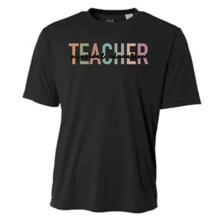 Physical Education Teacher Pe Teacher Teacher Appreciation Funny Gift Cooling Performance Crew T-Shirt