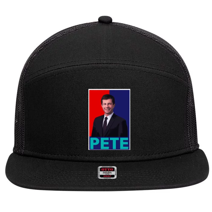 Pete Buttigieg 7 Panel Mesh Trucker Snapback Hat