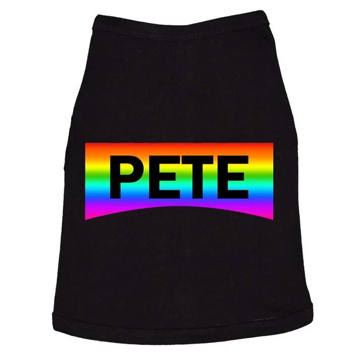 Pete Buttigieg LGBT Rainbow Doggie Tank