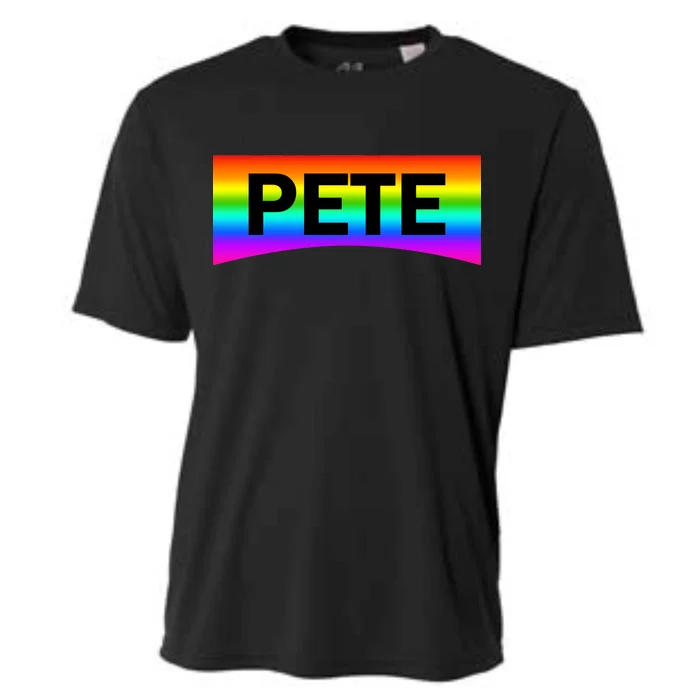 Pete Buttigieg LGBT Rainbow Cooling Performance Crew T-Shirt