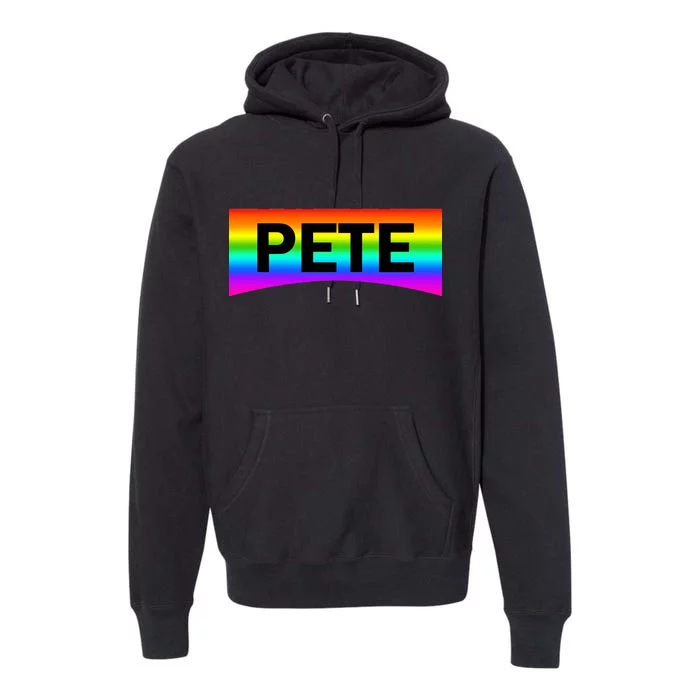 Pete Buttigieg LGBT Rainbow Premium Hoodie