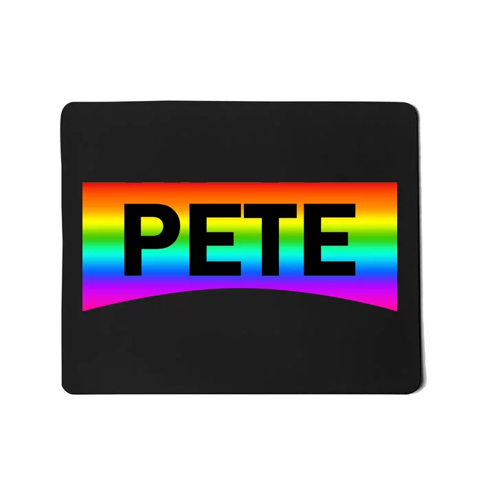 Pete Buttigieg LGBT Rainbow Mousepad