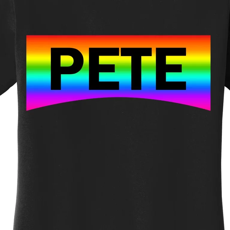 Pete Buttigieg LGBT Rainbow Women's T-Shirt