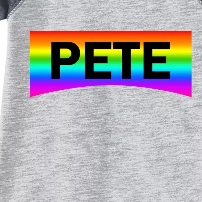 Pete Buttigieg LGBT Rainbow Infant Baby Jersey Bodysuit