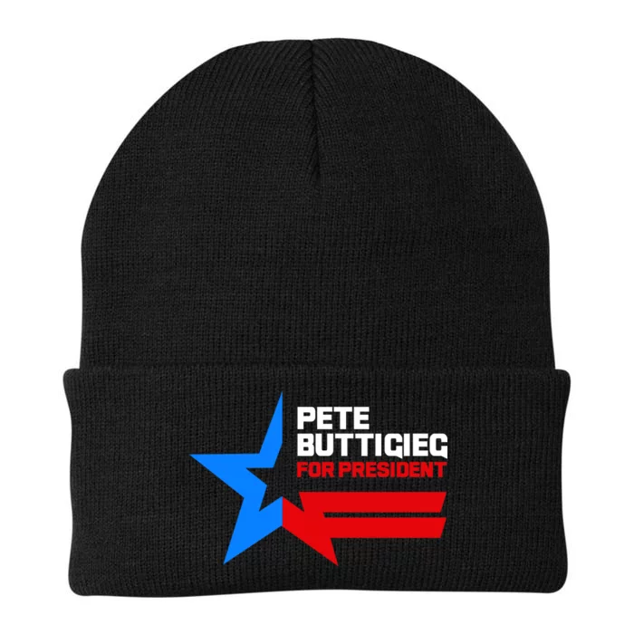 Pete Buttigieg Presidential Star Knit Cap Winter Beanie