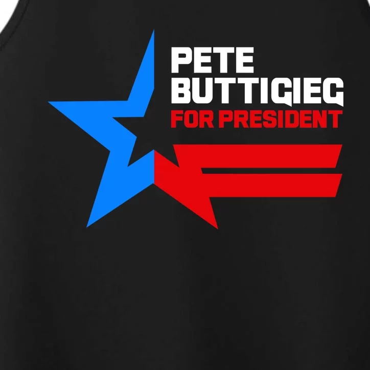 Pete Buttigieg Presidential Star Performance Tank