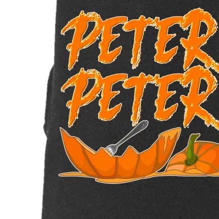 Peter Peter Pumpkin Eater- Pumpkin Face Doggie 3-End Fleece Hoodie