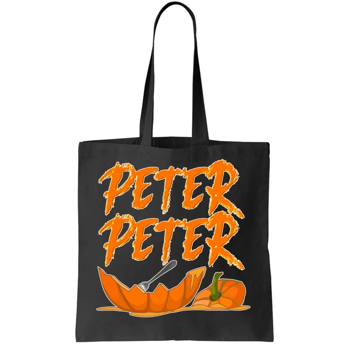 Peter Peter Pumpkin Eater- Pumpkin Face Tote Bag