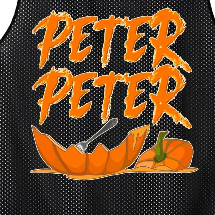 Peter Peter Pumpkin Eater- Pumpkin Face Mesh Reversible Basketball Jersey Tank