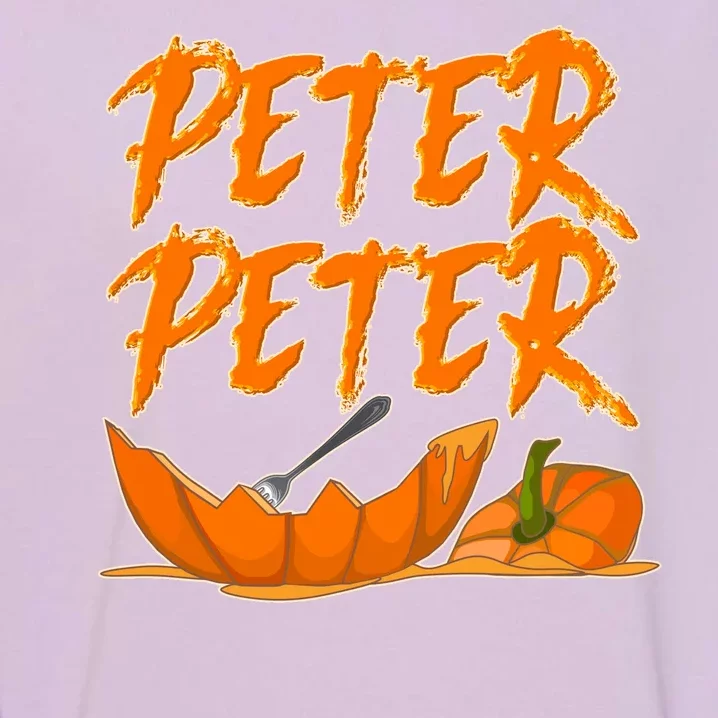 Peter Peter Pumpkin Eater- Pumpkin Face Garment-Dyed Sweatshirt