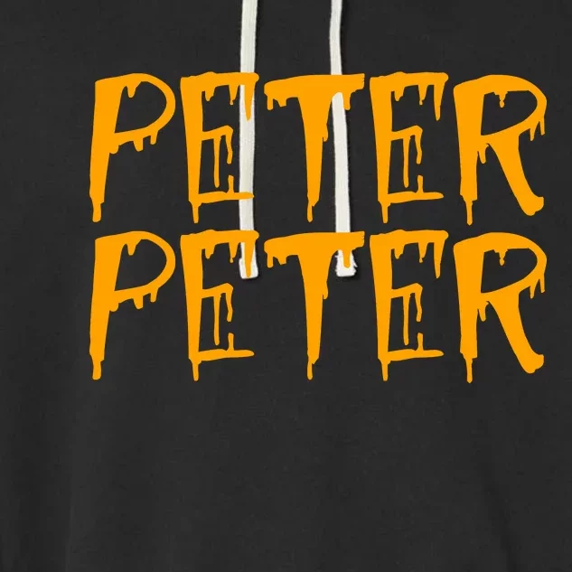 Peter Peter Pumpkin Eater Couples Halloween Costume Garment-Dyed Fleece Hoodie