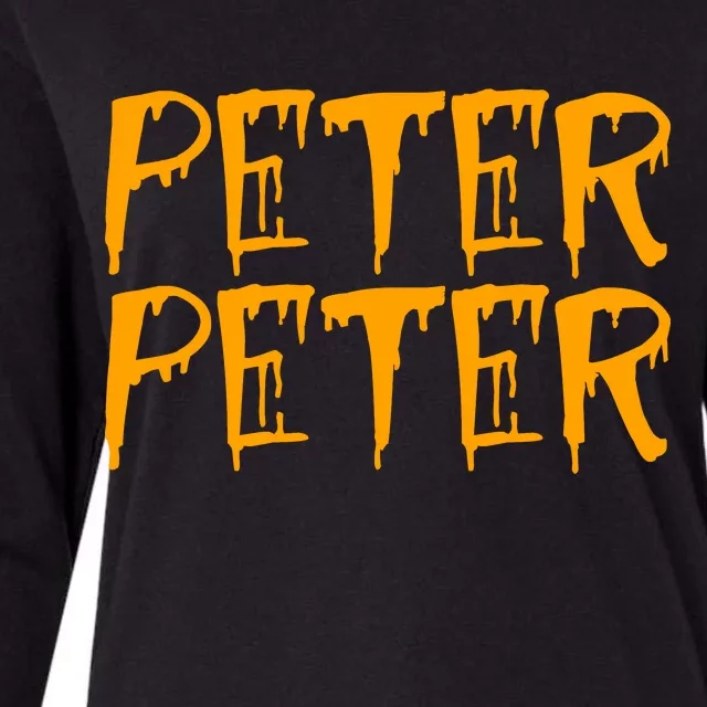 Peter Peter Pumpkin Eater Couples Halloween Costume Womens Cotton Relaxed Long Sleeve T-Shirt