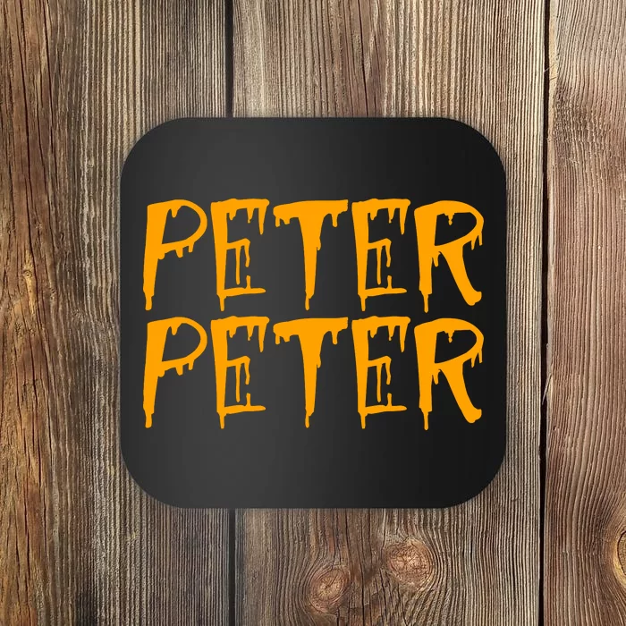 Peter Peter Pumpkin Eater Couples Halloween Costume Coaster