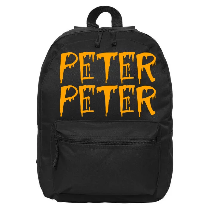 Peter Peter Pumpkin Eater Couples Halloween Costume 16 in Basic Backpack