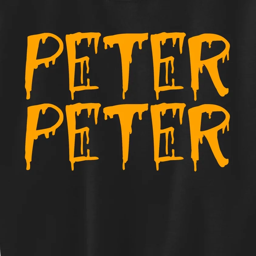 Peter Peter Pumpkin Eater Couples Halloween Costume Kids Sweatshirt