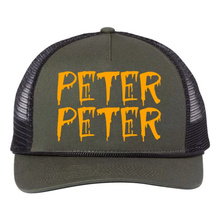 Peter Peter Pumpkin Eater Couples Halloween Costume Retro Rope Trucker Hat Cap