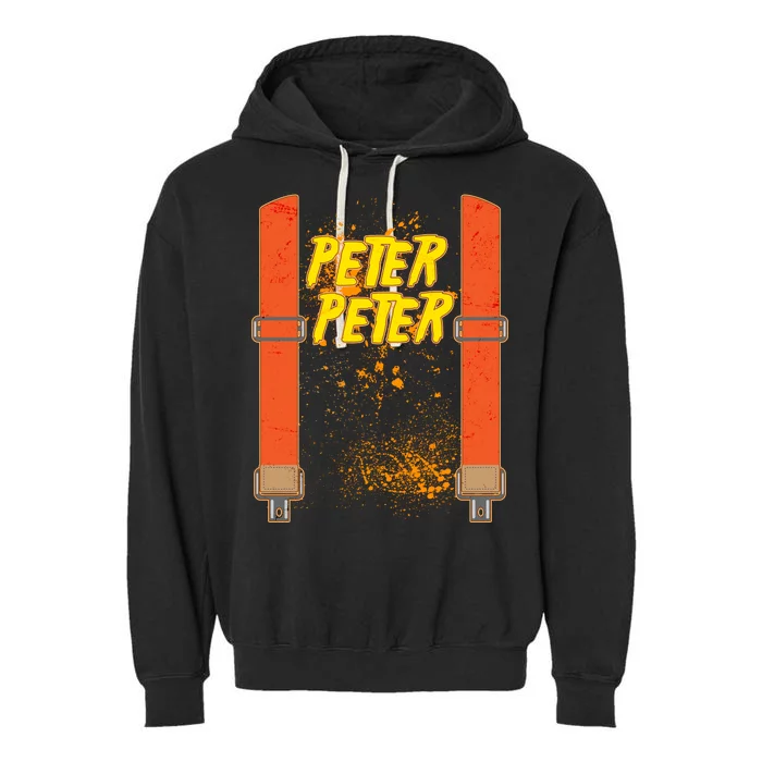 Peter Peter Pumpkin Eater Halloween Costume Garment-Dyed Fleece Hoodie