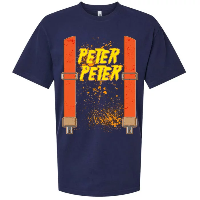 Peter Peter Pumpkin Eater Halloween Costume Sueded Cloud Jersey T-Shirt