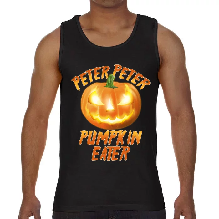 Peter Peter Pumpkin Eater Jack-o-lantern Comfort Colors® Tank Top