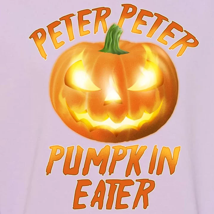 Peter Peter Pumpkin Eater Jack-o-lantern Garment-Dyed Sweatshirt