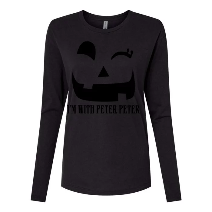 Peter Peter Pumpkin Eater Wife Couples Costume Womens Cotton Relaxed Long Sleeve T-Shirt