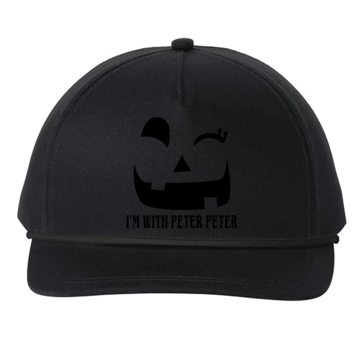 Peter Peter Pumpkin Eater Wife Couples Costume Snapback Five-Panel Rope Hat