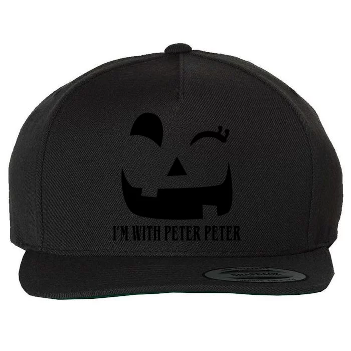 Peter Peter Pumpkin Eater Wife Couples Costume Wool Snapback Cap