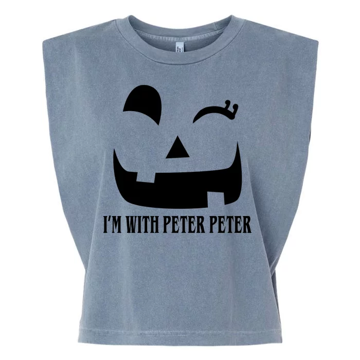 Peter Peter Pumpkin Eater Wife Couples Costume Garment-Dyed Women's Muscle Tee