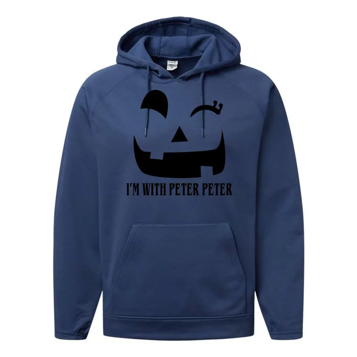 Peter Peter Pumpkin Eater Wife Couples Costume Performance Fleece Hoodie