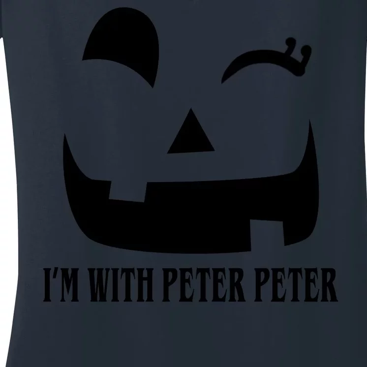 Peter Peter Pumpkin Eater Wife Couples Costume Women's V-Neck T-Shirt