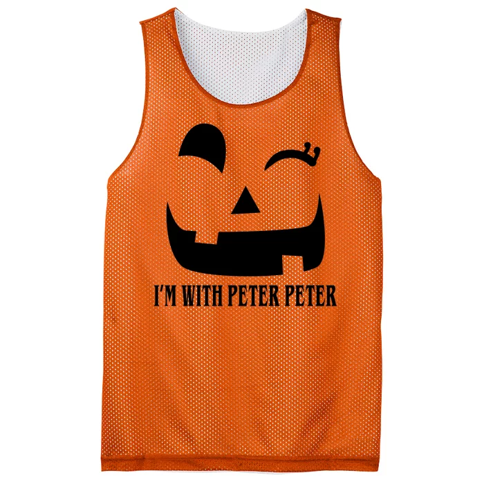 Peter Peter Pumpkin Eater Wife Couples Costume Mesh Reversible Basketball Jersey Tank