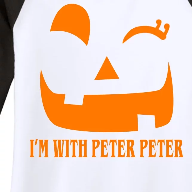 Peter Peter Pumpkin Eater Wife Couples Costume Women's Tri-Blend 3/4-Sleeve Raglan Shirt