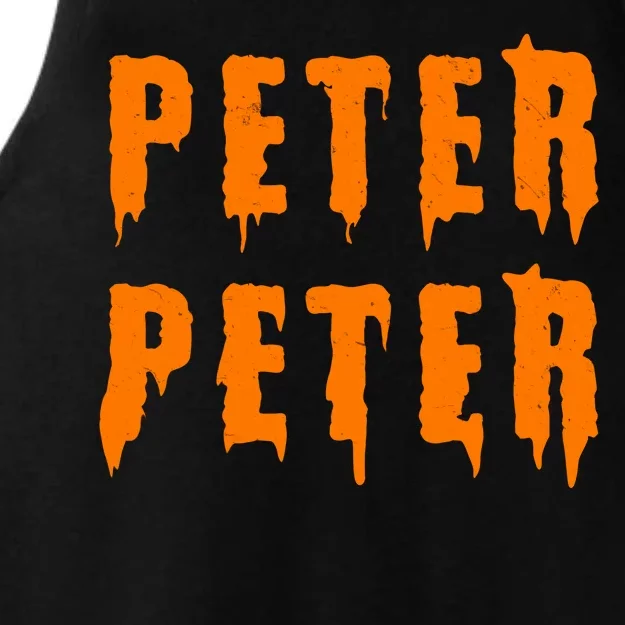 Peter Peter Spooky Halloween Funny Ladies Tri-Blend Wicking Tank