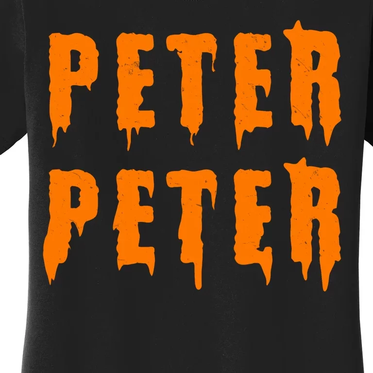 Peter Peter Spooky Halloween Funny Women's T-Shirt