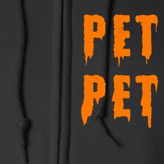 Peter Peter Spooky Halloween Funny Full Zip Hoodie