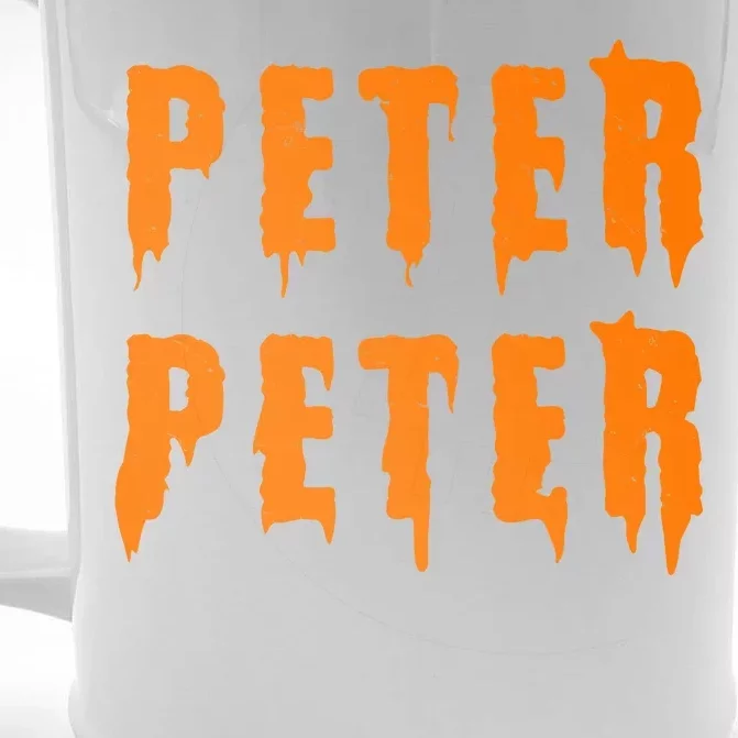 Peter Peter Spooky Halloween Funny Front & Back Beer Stein