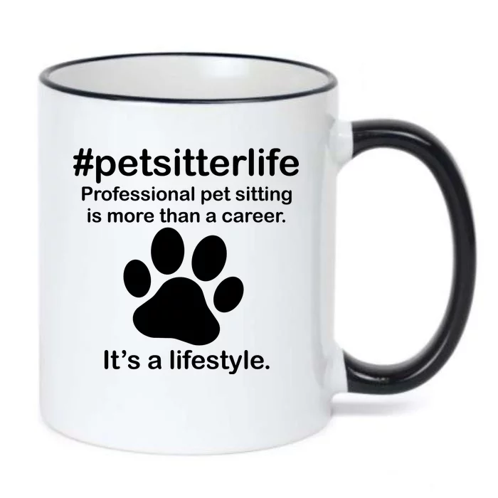 #petsitterlife Professional Pet Sitting Lifestyle Black Color Changing Mug