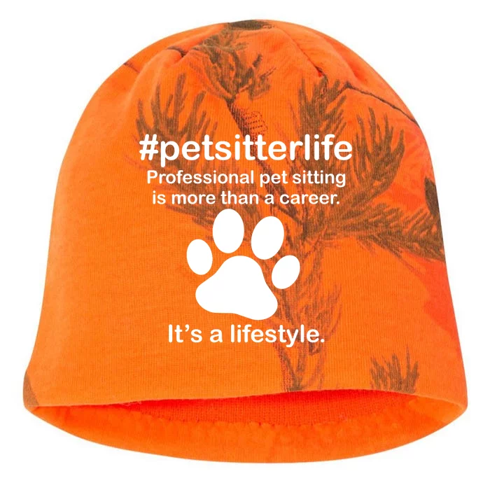 #petsitterlife Professional Pet Sitting Lifestyle Kati - Camo Knit Beanie