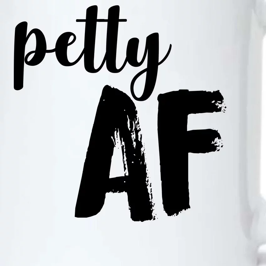 Petty AF Black Color Changing Mug