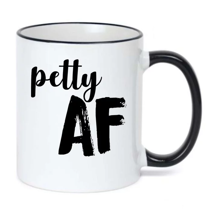 Petty AF Black Color Changing Mug