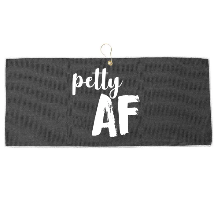 Petty AF Large Microfiber Waffle Golf Towel