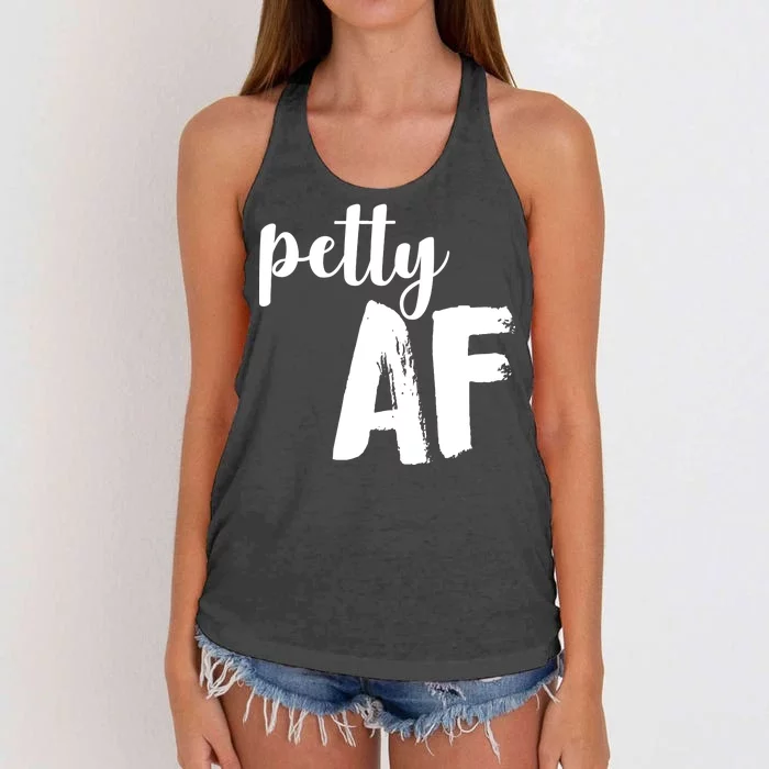 Petty AF Women's Knotted Racerback Tank