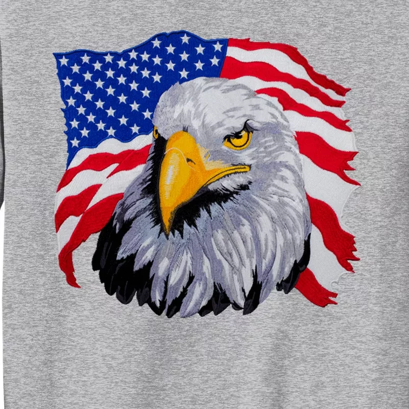 Patriotic Eagle USA American Flag Sweatshirt