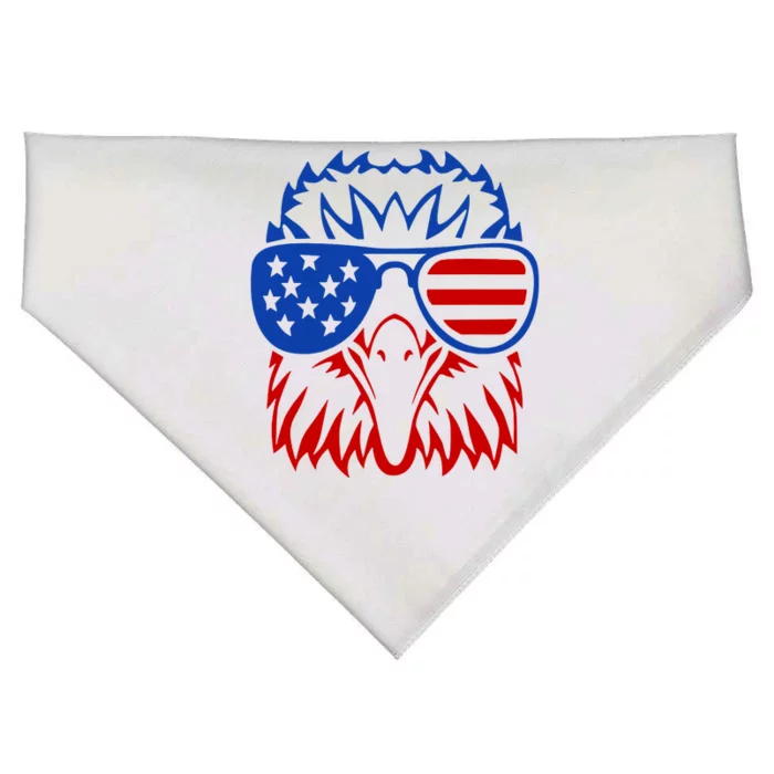 Patriotic Eagle USA American Flag USA-Made Doggie Bandana