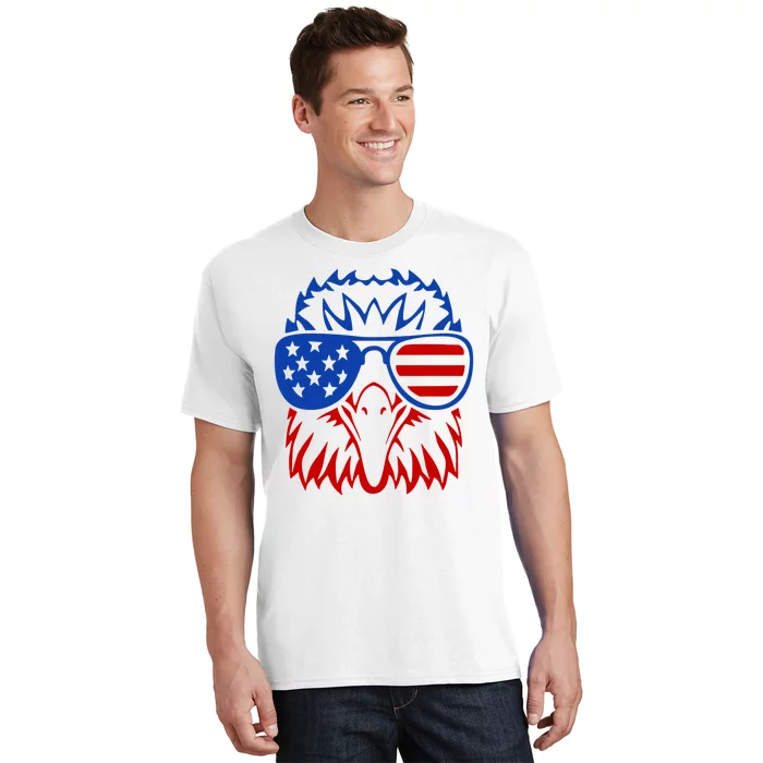 Patriotic Eagle USA American Flag T-Shirt