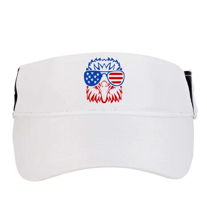 Patriotic Eagle USA American Flag Adult Drive Performance Visor